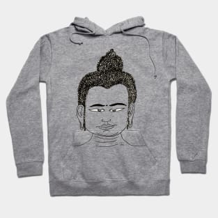 Buddha head with the look Hoodie